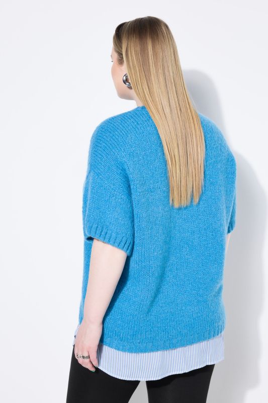 Jupe à superposer, coupe Straight Shape et rayures