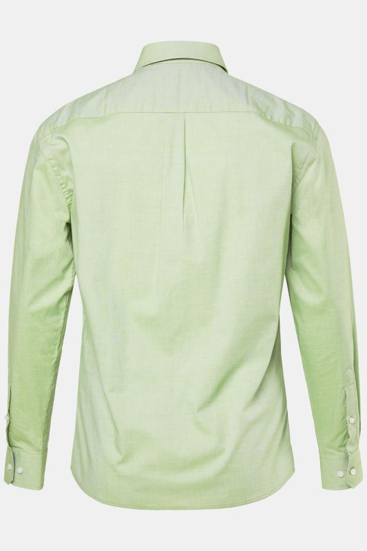 Chemise JP 1880 TwoTone, manches longues et col à pointes boutonnées, coupe Modern Fit - jusqu'au 8 XL