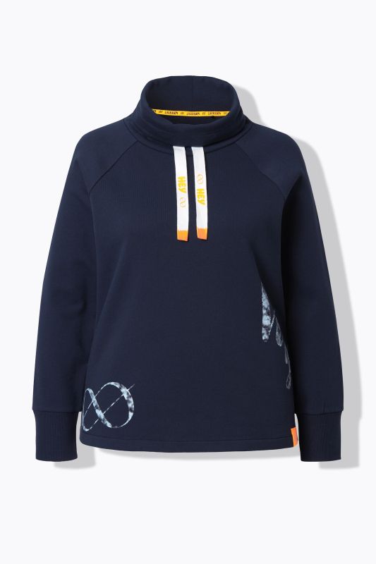 Sweat-shirt à col montant et manches longues