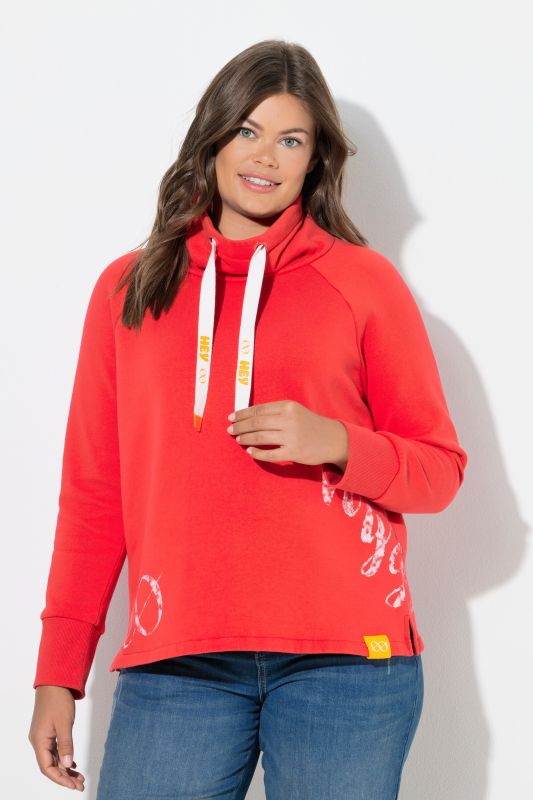 Sweat-shirt à col montant et manches longues