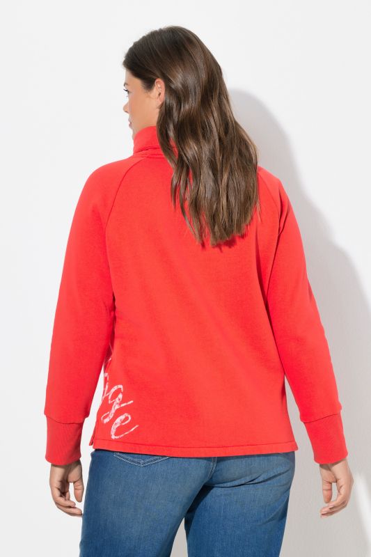 Sweat-shirt à col montant et manches longues