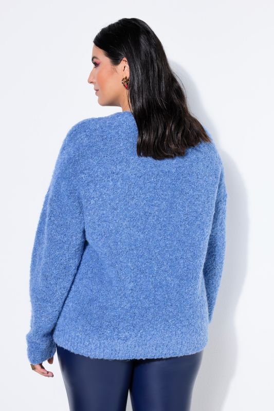 Pull oversize à manches longues et patch