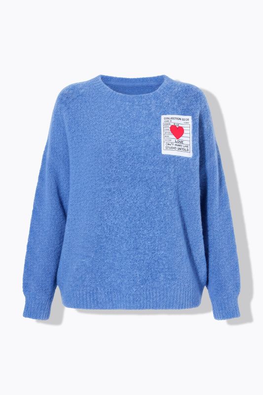 Pull oversize à manches longues et patch