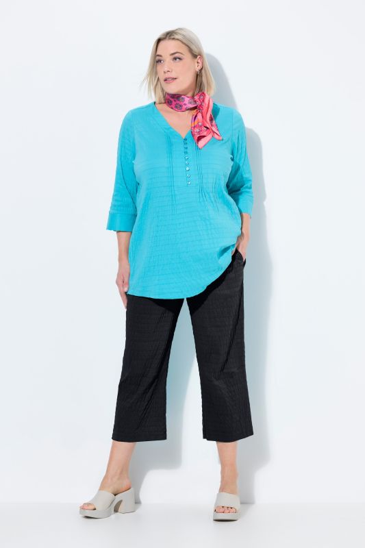 Pantalon 7/8 Ruby, jambe droite. Genoux préformés et taille élastique