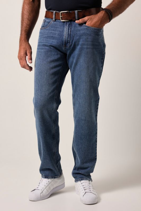Jean JP 1880 FLEXNAMIC® style vintage, tissu denim, coupe Tapered Loose Fit 5 poches, collection Business - jusqu'à la taille 74/38