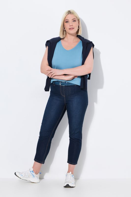 Jegging Sienna 7/8. Jambe slim et taille élastique