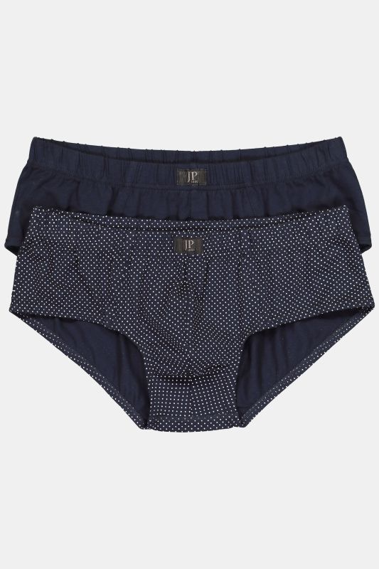 Lot de 2 slips JP 1880 ventre confort, technologie FLEXNAMIC® et label OEKO-TEX, sous-vêtements collection Homewear - jusqu'au 8 XL