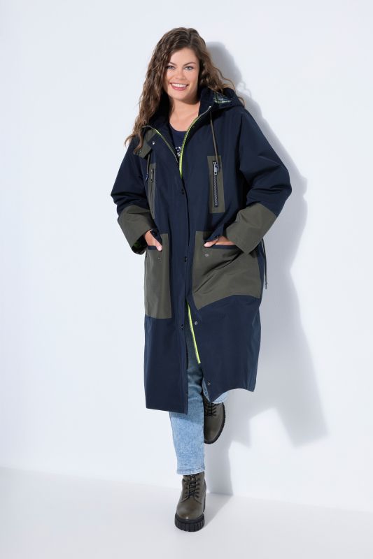Manteau technique toute saison, capuche amovible