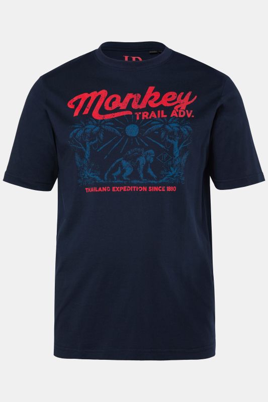 T-shirt JP 1880, imprimé et manches courtes - jusqu'au 8 XL