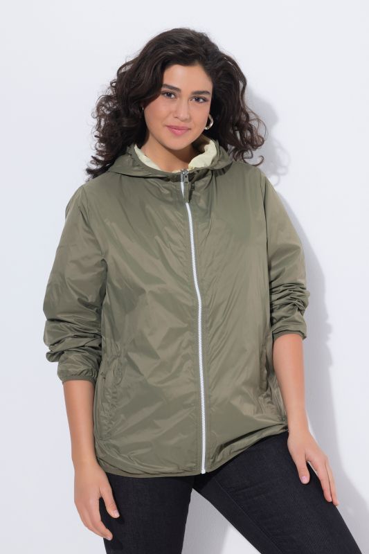 Veste réversible HYPRAR à capuche, matière déperlante