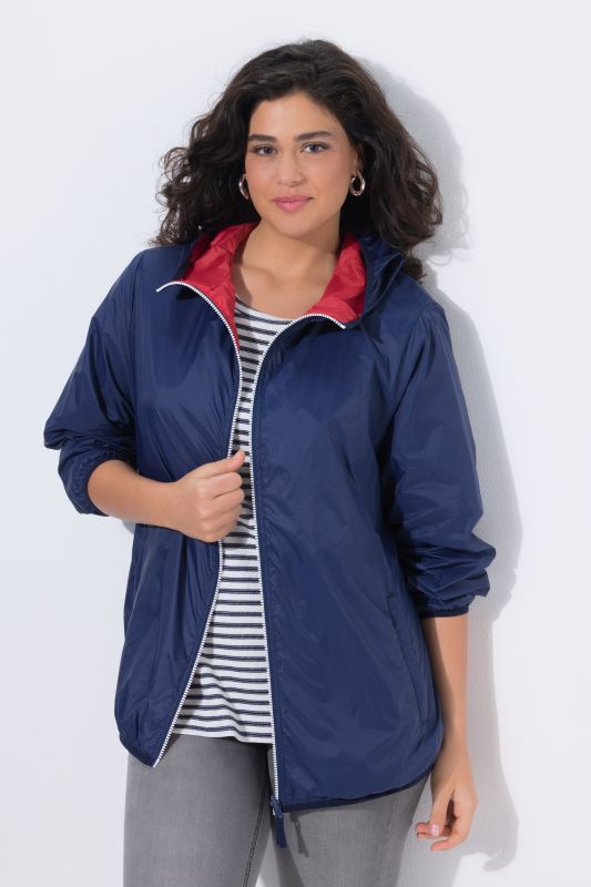 Veste réversible HYPRAR à capuche, matière déperlante