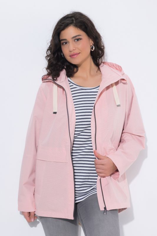 Veste technique HYPRAR à capuche, matière déperlante, coupe évasée