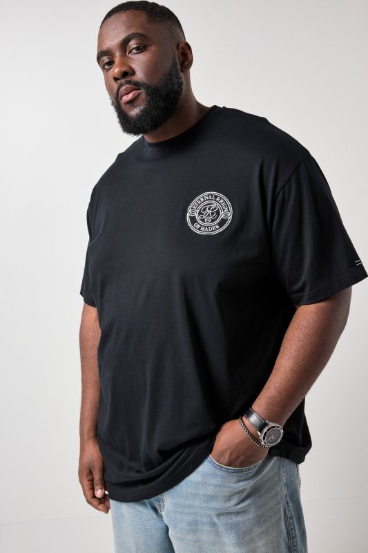 T-shirt oversize STHUGE, manches courtes et imprimé dans le dos - jusqu'au 8 XL