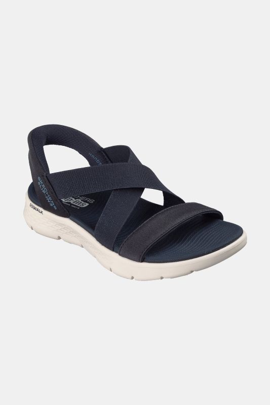 Sandales à enfiler Skechers, mousse à mémoire de forme - largeur confortable