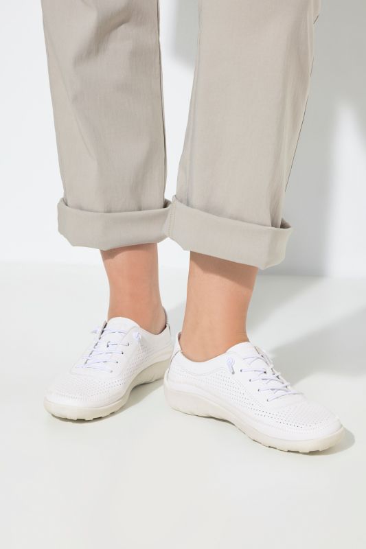 Chaussures à lacet en cuir, semelle intérieure amovible – largeur&nbsp;G