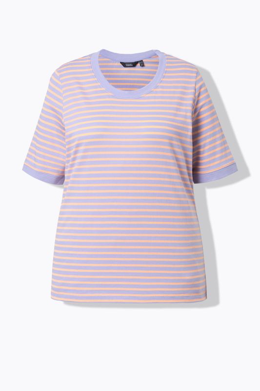 T-shirt rayé, coupe Classic Fit, décolleté rond et manches courtes