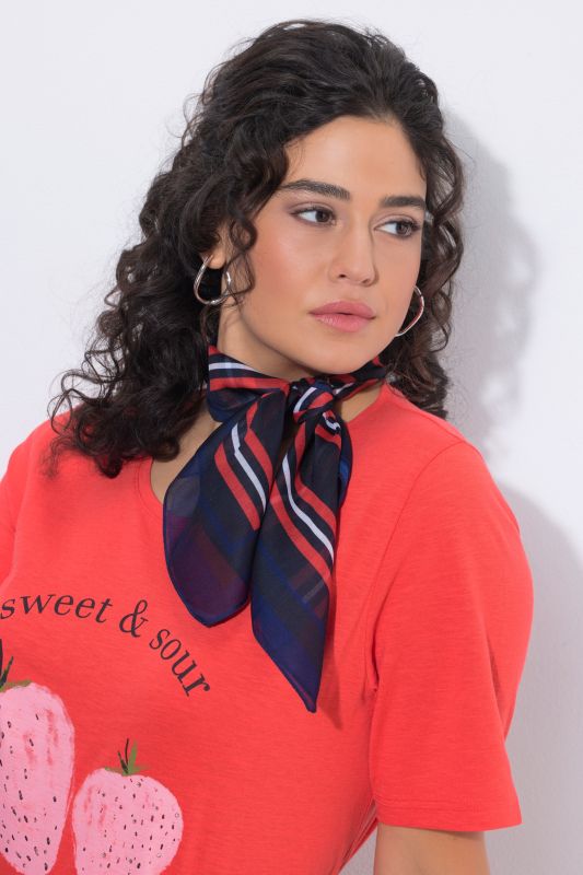 Foulard à rayures, format bandana