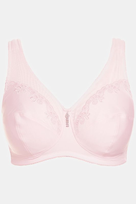 Soutien-gorge de maintien sans armatures, pendentif en strass - bonnet B-G