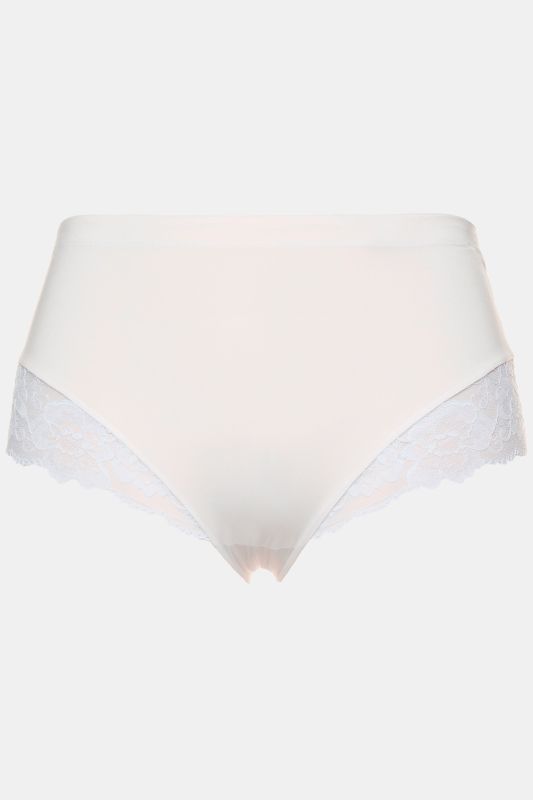 Culotte gainante avec dentelle transparente, matière stretch confortable