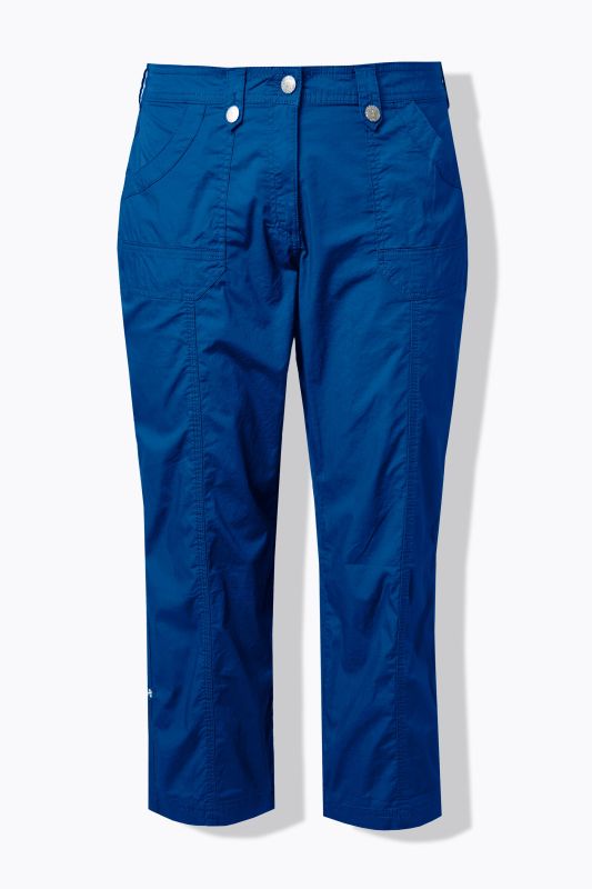 Pantalon cargo 7/8. Taille confortable, Attaches