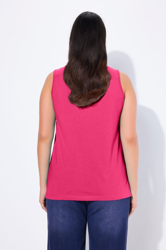 Débardeur coupe Classic Fit, bretelles larges et décolleté en V