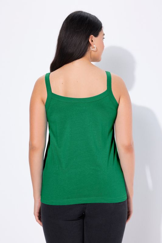 Débardeur à fines bretelles et décolleté rond, en modal mélangé