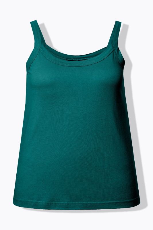 Débardeur à fines bretelles et décolleté rond, en modal mélangé