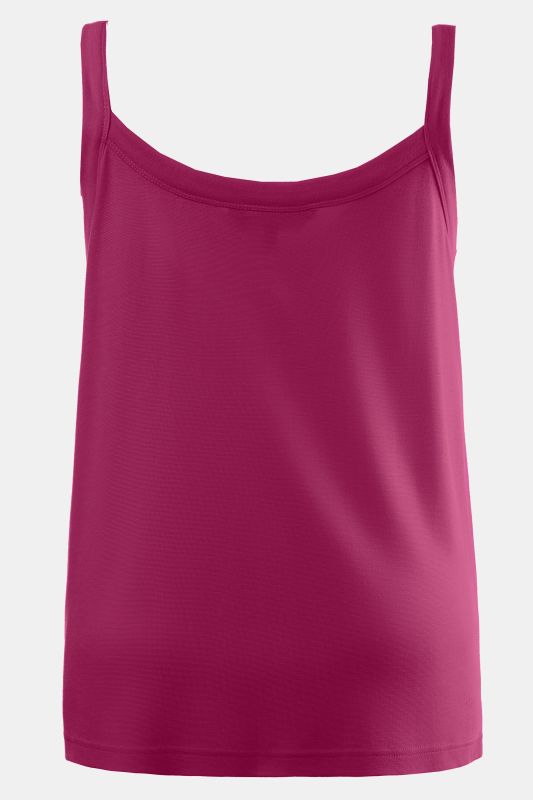 Débardeur à fines bretelles et décolleté rond, en modal mélangé