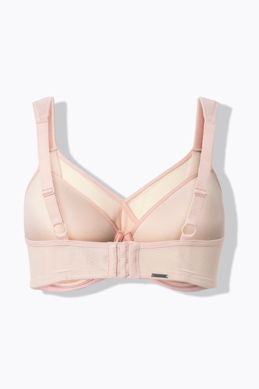 Soutien-gorge à armatures. Coques souples. Empiècements mesh - bonnet C-E