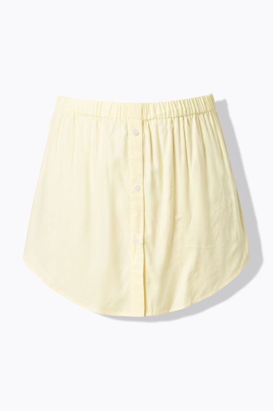 Rallonge chemisier, base arrondie et coupe évasée