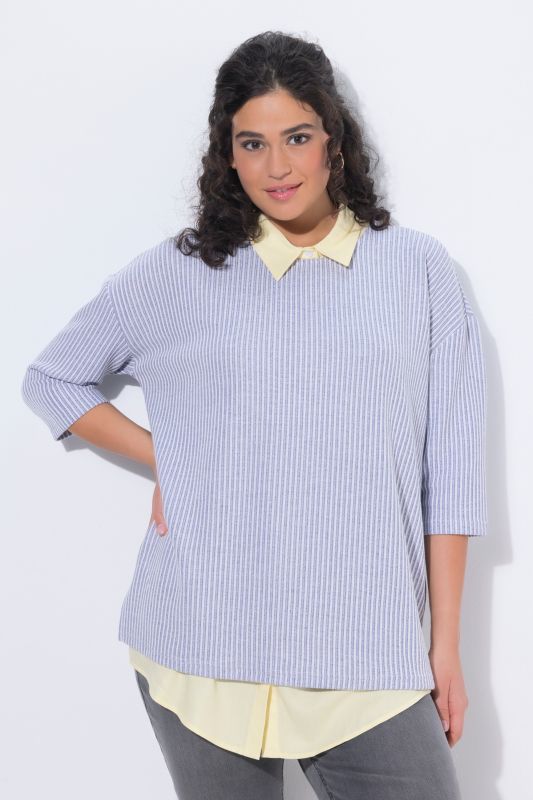 Rallonge chemisier, base arrondie et coupe évasée