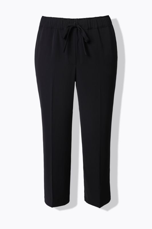 Pantalon 7/8 à pinces. Taille élastique