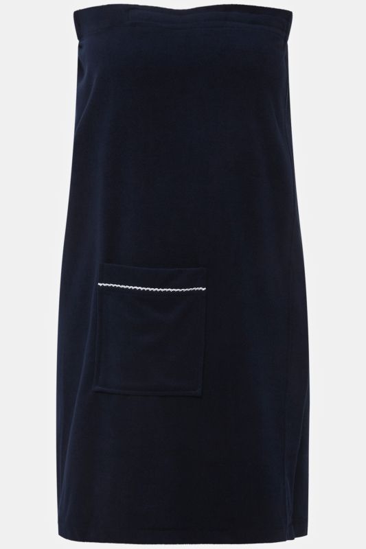 Robe sortie de bain en éponge. Fermeture velcro. Bande élastique dans le dos