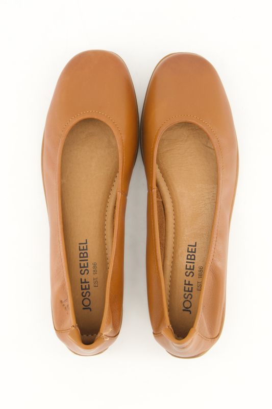 Ballerines en cuir Josef Seibel, doublure en cuir, largeur G