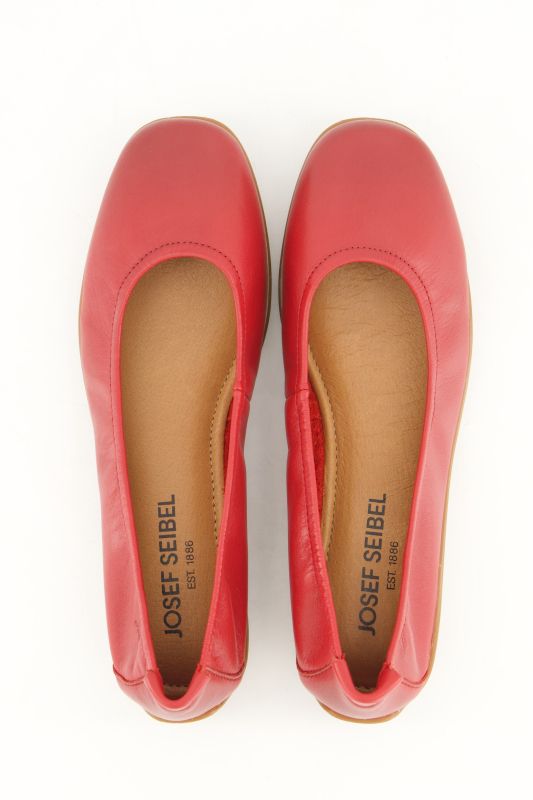 Ballerines en cuir Josef Seibel, doublure en cuir, largeur G