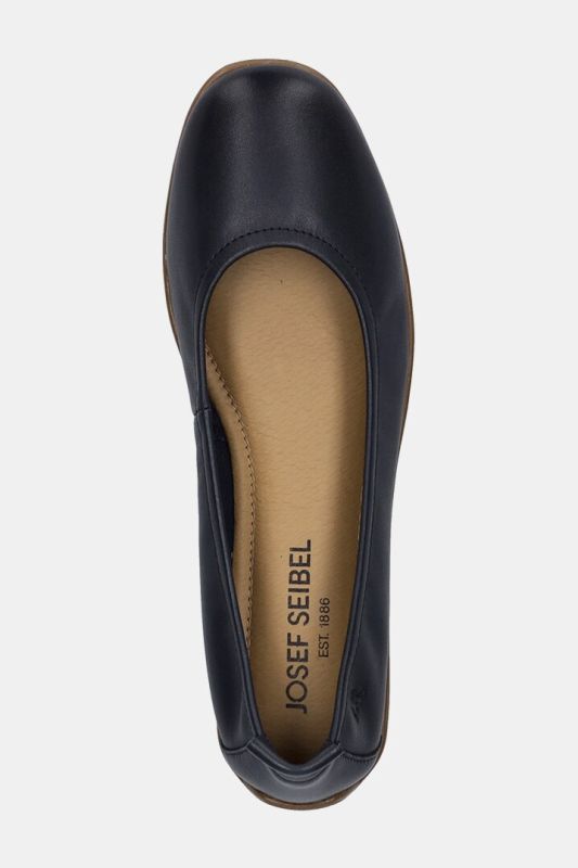 Ballerines en cuir Josef Seibel, doublure en cuir, largeur G