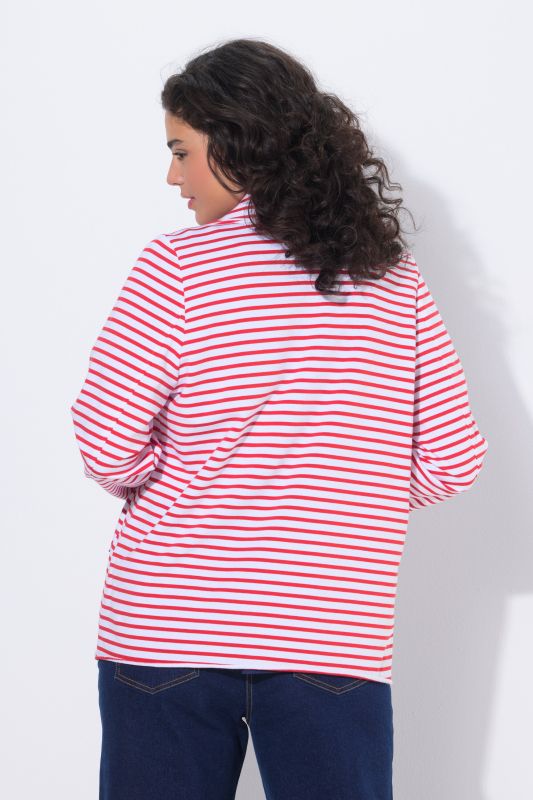 Blazer en jersey. Manches longues et col à revers. Finitions bord roulé