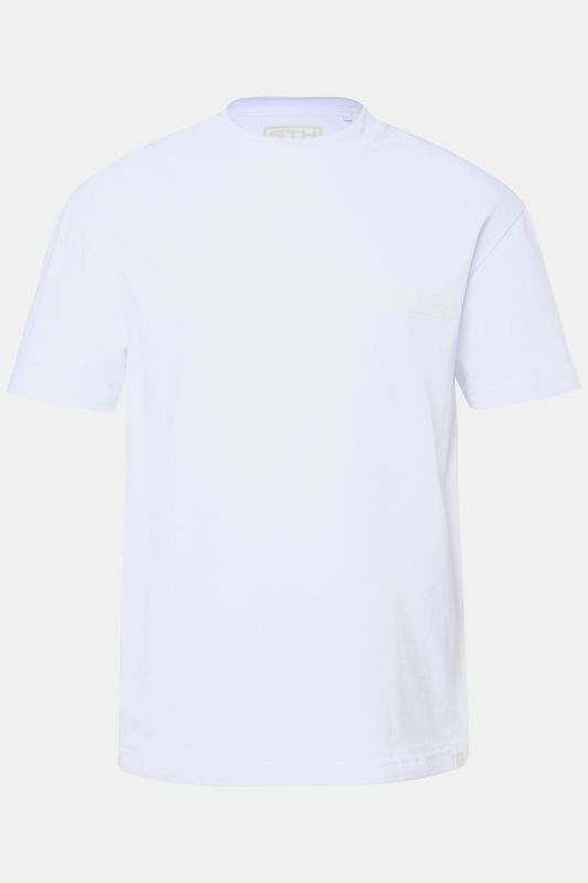 T-shirt STHUGE oversized. Col rond, manches courtes et imprimé floqué. Jusqu'au 8XL