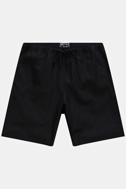 Bermuda STHUGE en lin mélangé, taille élastique - jusqu'au 8 XL