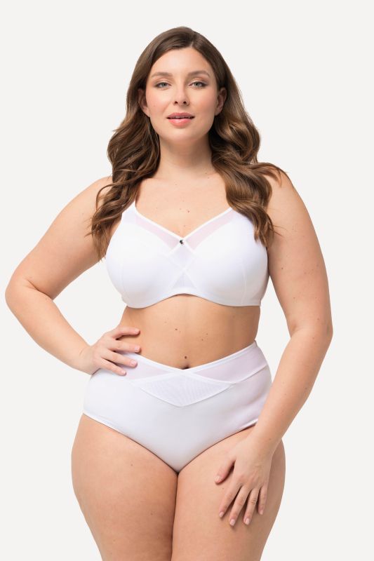 Culotte maxi sculptante. Taille haute et large en mesh