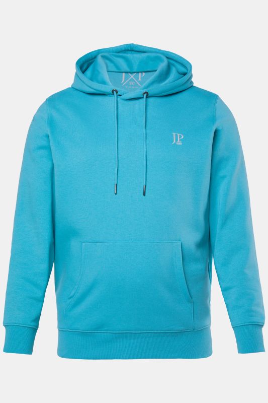 Sweat-shirt à capuche JP 1880, logo JP sur la poitrine, poche kangourou - jusqu'au 8 XL