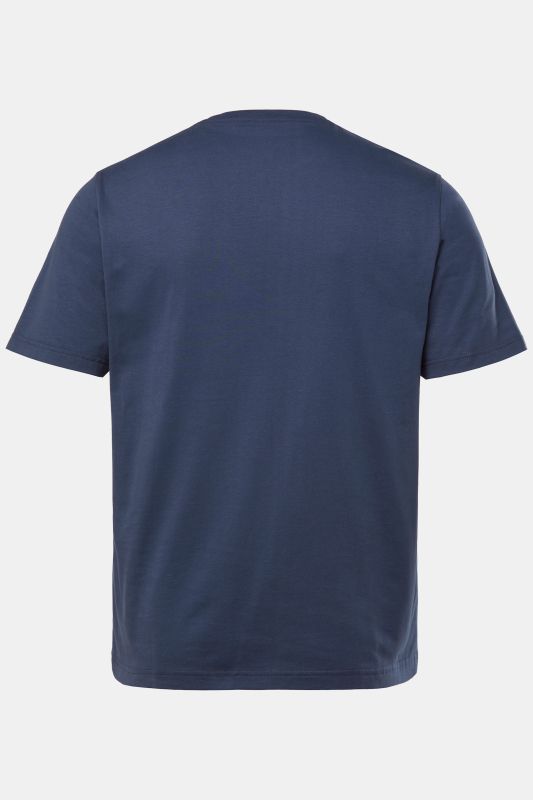 T-shirt JP 1880 à manches courtes, col rond et imprimé sur la poitrine - jusqu'au 8 XL