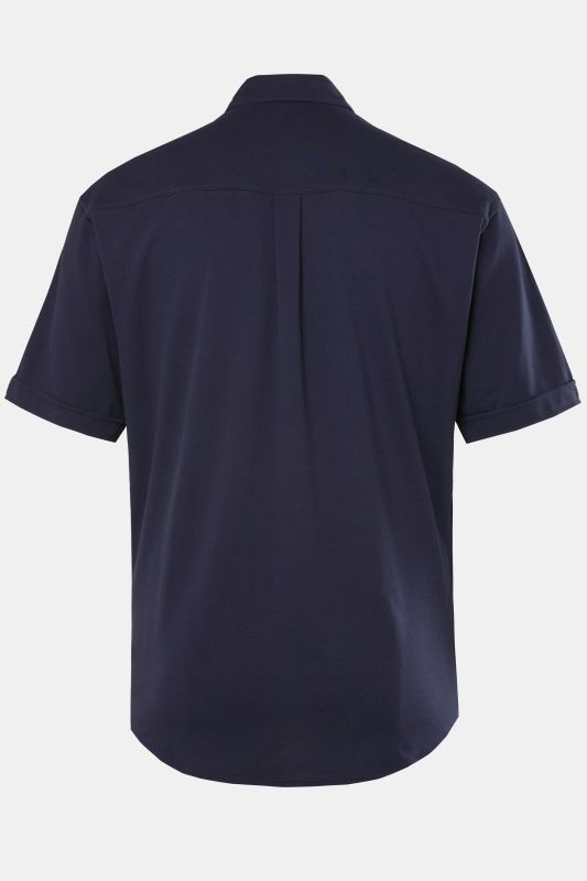 Chemise en maille piquée JP1880 coupe Modern, avec technologie FLEXNAMIC®, manches courtes et col à pointes boutonnées