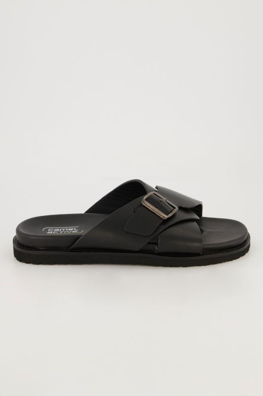 Mules pour homme Camel Active, cuir véritable