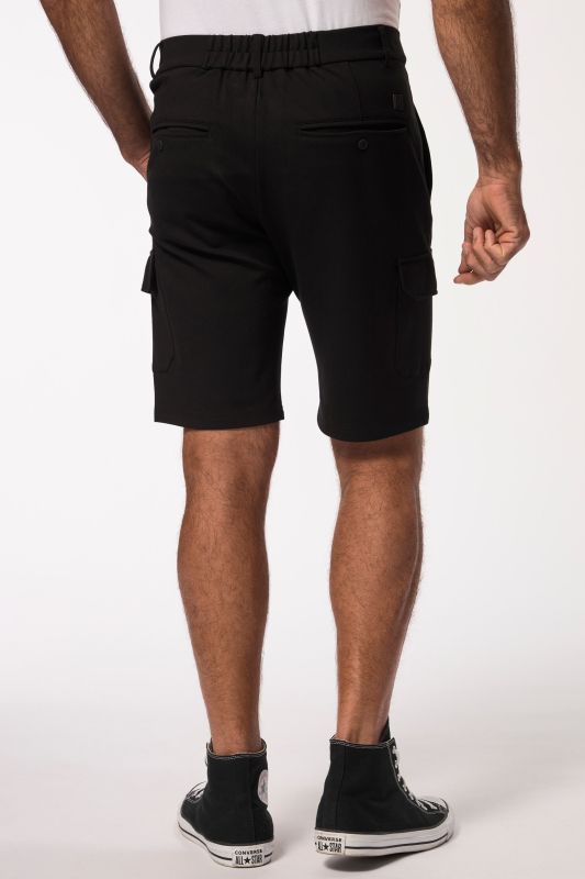 Bermuda cargo en molleton, avec poches cargo - jusqu'au 74