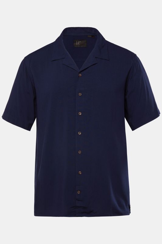 Chemise JP 1880, coupe Cuba-Fit, manches courtes et col cubain - jusqu'au 8 XL