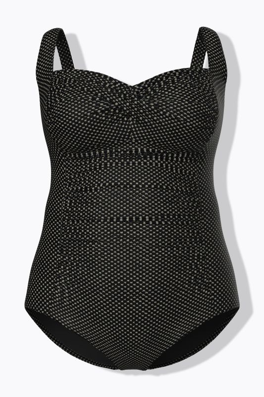 Maillot à bonnets souples. Doublure Powermesh sur la poitrine. Reflets métalliques