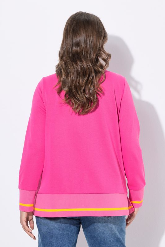 Sweat à col V et manches longues