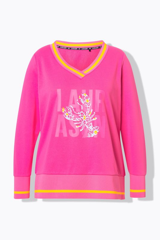 Sweat à col V et manches longues