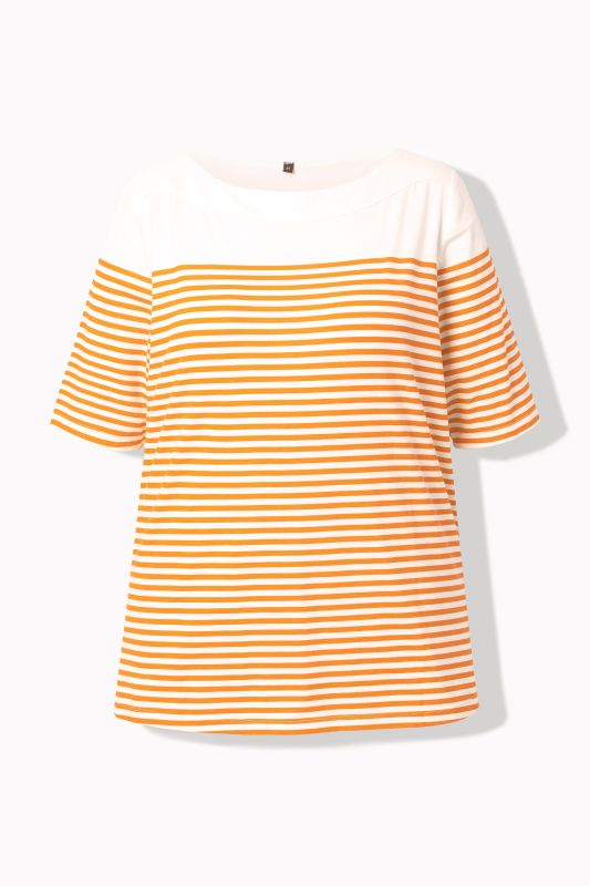 Marinière à manches courtes. Encolure bateau